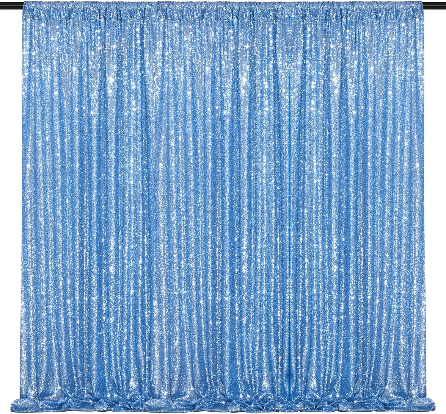 Baby Blue Glitter Sequin (5ftx10ft) (1Pc)