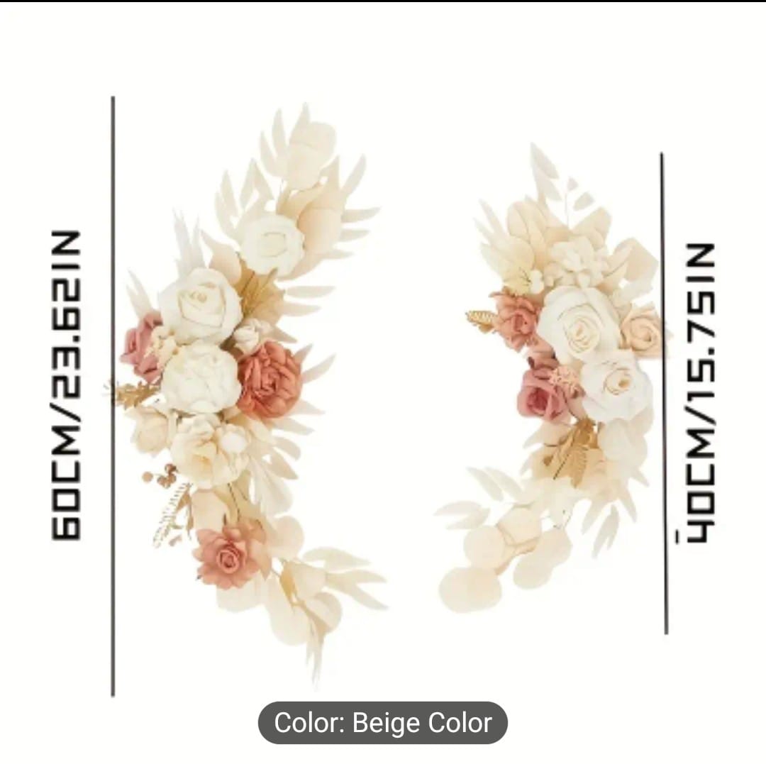 Ivory Floral (Set of 2)