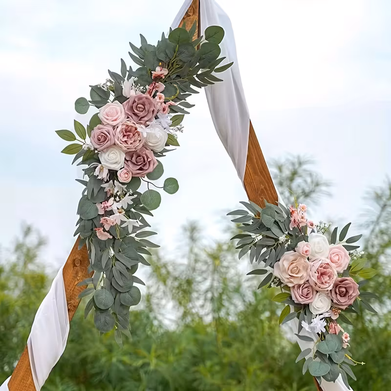 Pink White Floral (Set of 2)