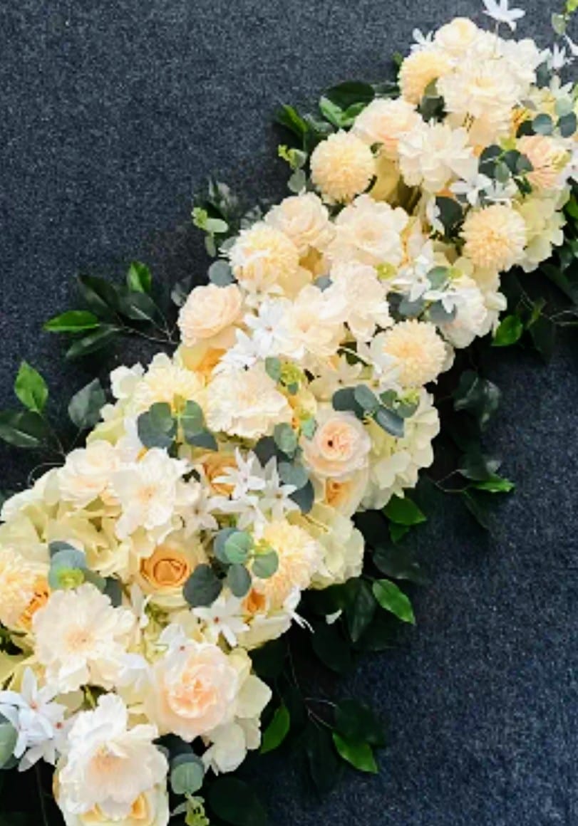 White Champagne Floral Arrangement (3ft)